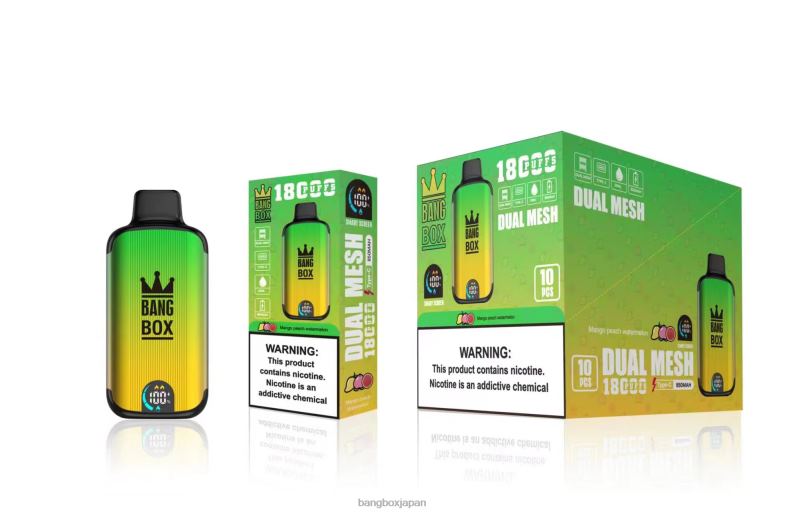 Bang Box 18000パフ マンゴーピーチスイカ 2N2TD89 - Bang Beach Vape