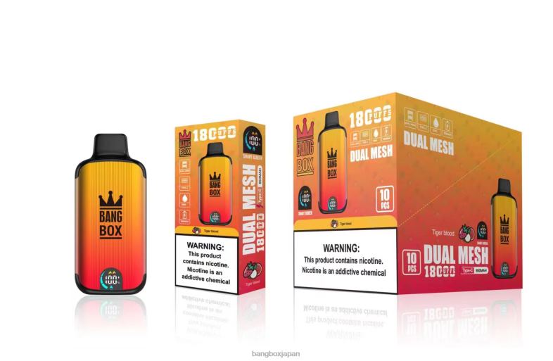 Bang Box 18000パフ 虎の血 2N2TD94 - Bang Beach Vape