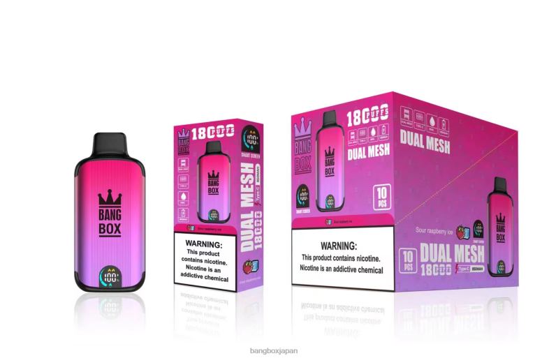 Bang Box 18000パフ 酸っぱいラズベリーアイス 2N2TD98 - Bang Box Vape