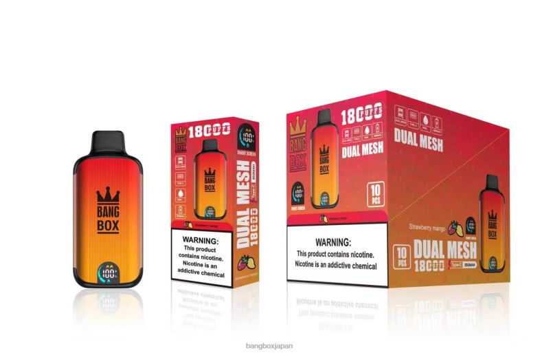 Bang Box 18000パフ ストロベリーマンゴー 2N2TD99 - Bang Beach Vape