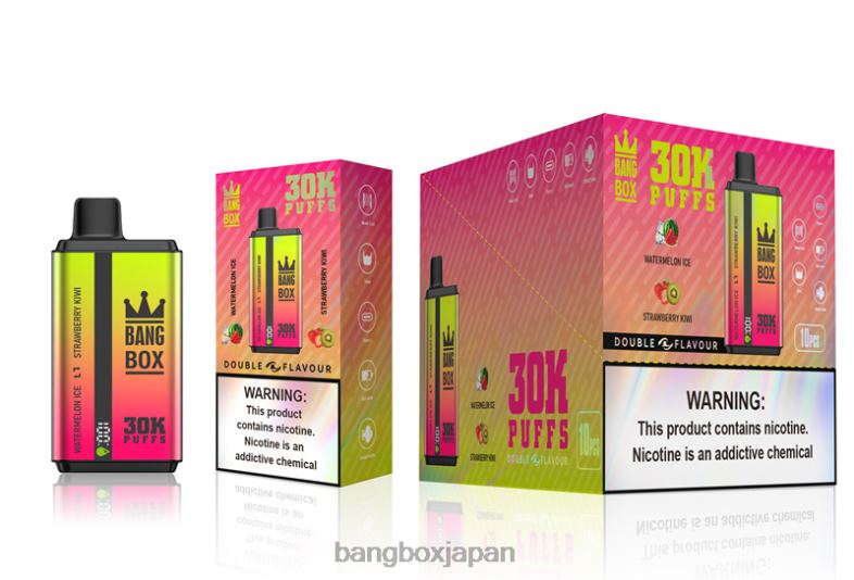 Bang Box 30000パフ デュアルフレーバー スイカアイス＆ストロベリーキウイ 2N2TD62 - Bang Box Tokyo