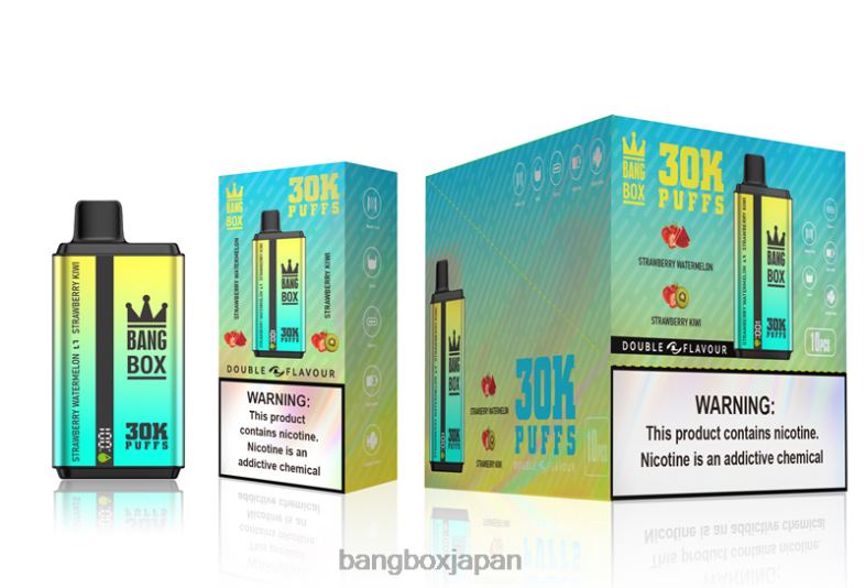 Bang Box 30000パフ デュアルフレーバー イチゴスイカ＆イチゴキウイ 2N2TD64 - Bang Beach Vape