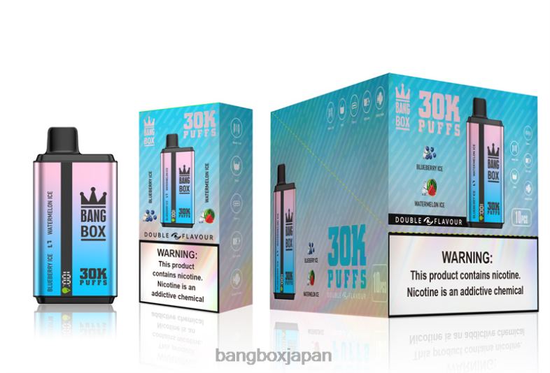 Bang Box 30000パフ デュアルフレーバー ブルーベリーアイス＆スイカアイス 2N2TD69 - Bang Beach Vape