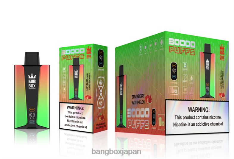Bang Box 30000パフのスマートスクリーン イチゴスイカ 2N2TD75 - Bang Box Vape Price