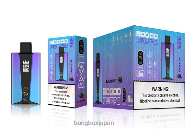 Bang Box 30000パフのスマートスクリーン ブラックバースト 2N2TD77 - Bang Box Tokyo