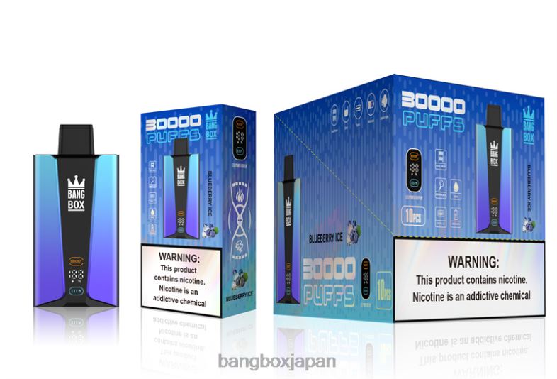Bang Box 30000パフのスマートスクリーン ブルーベリーアイス 2N2TD79 - Bang Beach Vape