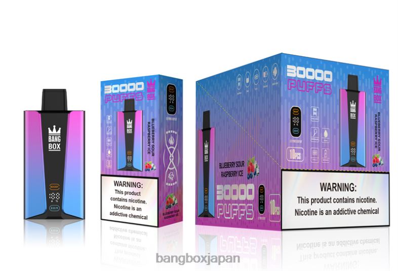 Bang Box 30000パフのスマートスクリーン ブルーベリーサワーラズベリーアイス 2N2TD81 - Bang Box Japan