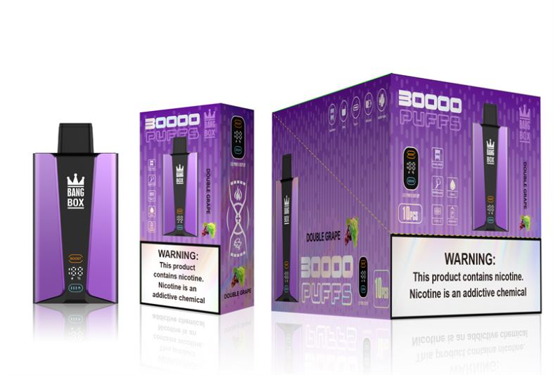 Bang Box 30000パフのスマートスクリーン ダブルグレープ 2N2TD85 - Bang Box Vape Price