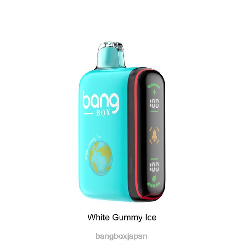 Bang Box 9000～18000パフのインテリジェントパワーディスプレイ 白いグミアイス 2N2TD30 - Bang Box Vape Price