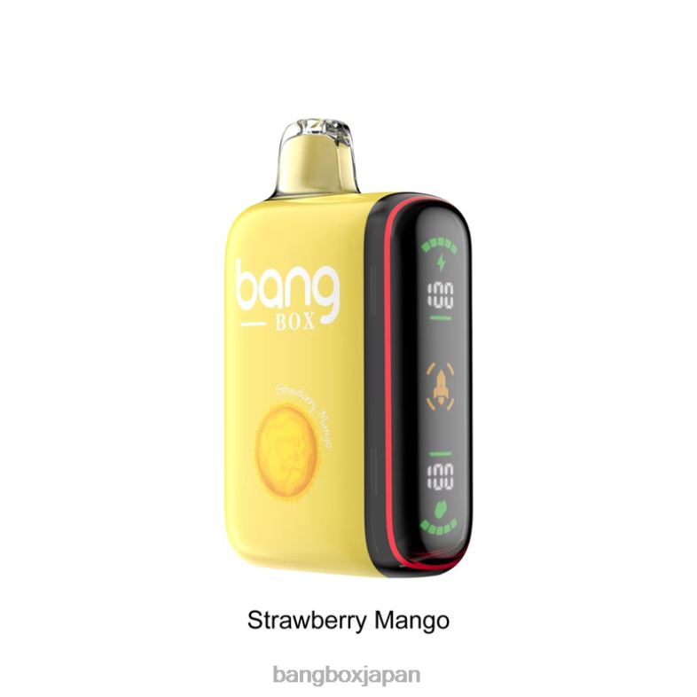 Bang Box 9000～18000パフのインテリジェントパワーディスプレイ ストロベリーマンゴー 2N2TD35 - Bang Box Vape Price