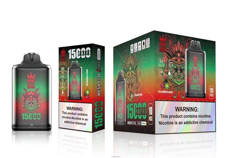Bang Box s1-15000パフ イチゴキウイ 2N2TD100 - Bang Box Vape Price
