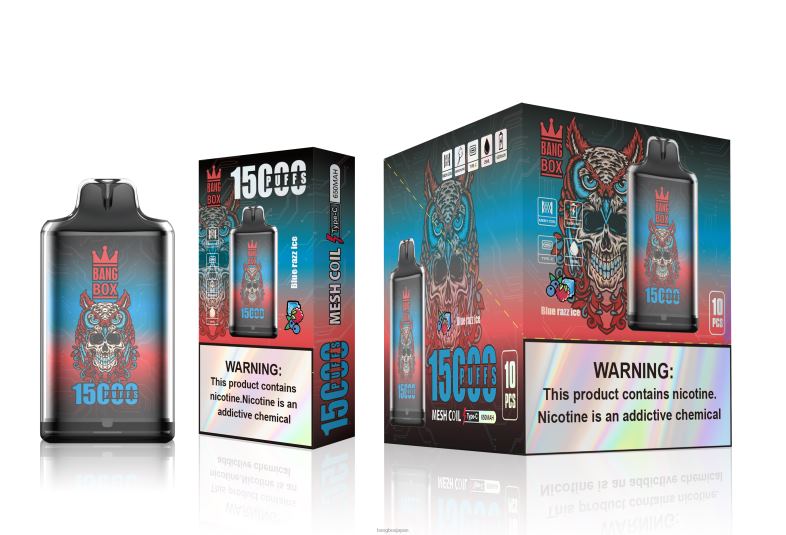 Bang Box s1-15000パフ ブルーラズアイス 2N2TD108 - Bang Box Vape